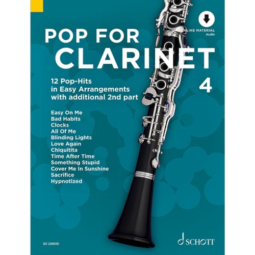 Schott music pop for clarinet - pop,