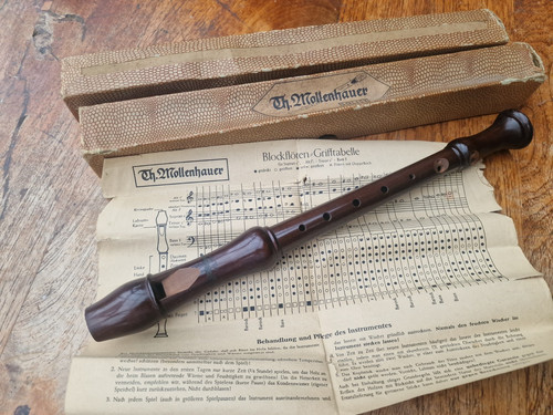 Alte flöte holzflöte vintage - alte,